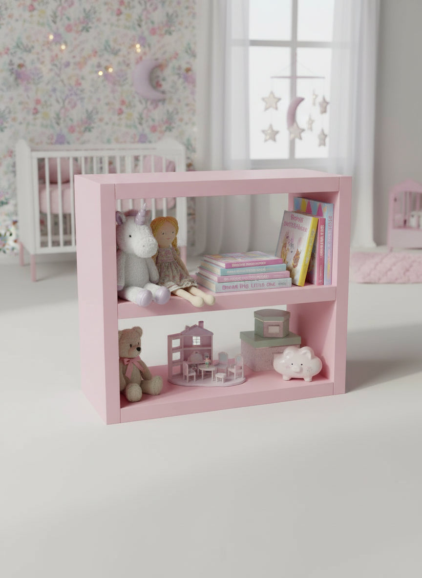 Open Shelf Cabinet – 2 Compartment – Custom Made