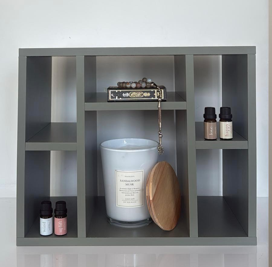 Modern Display Shelf Unit – Handmade